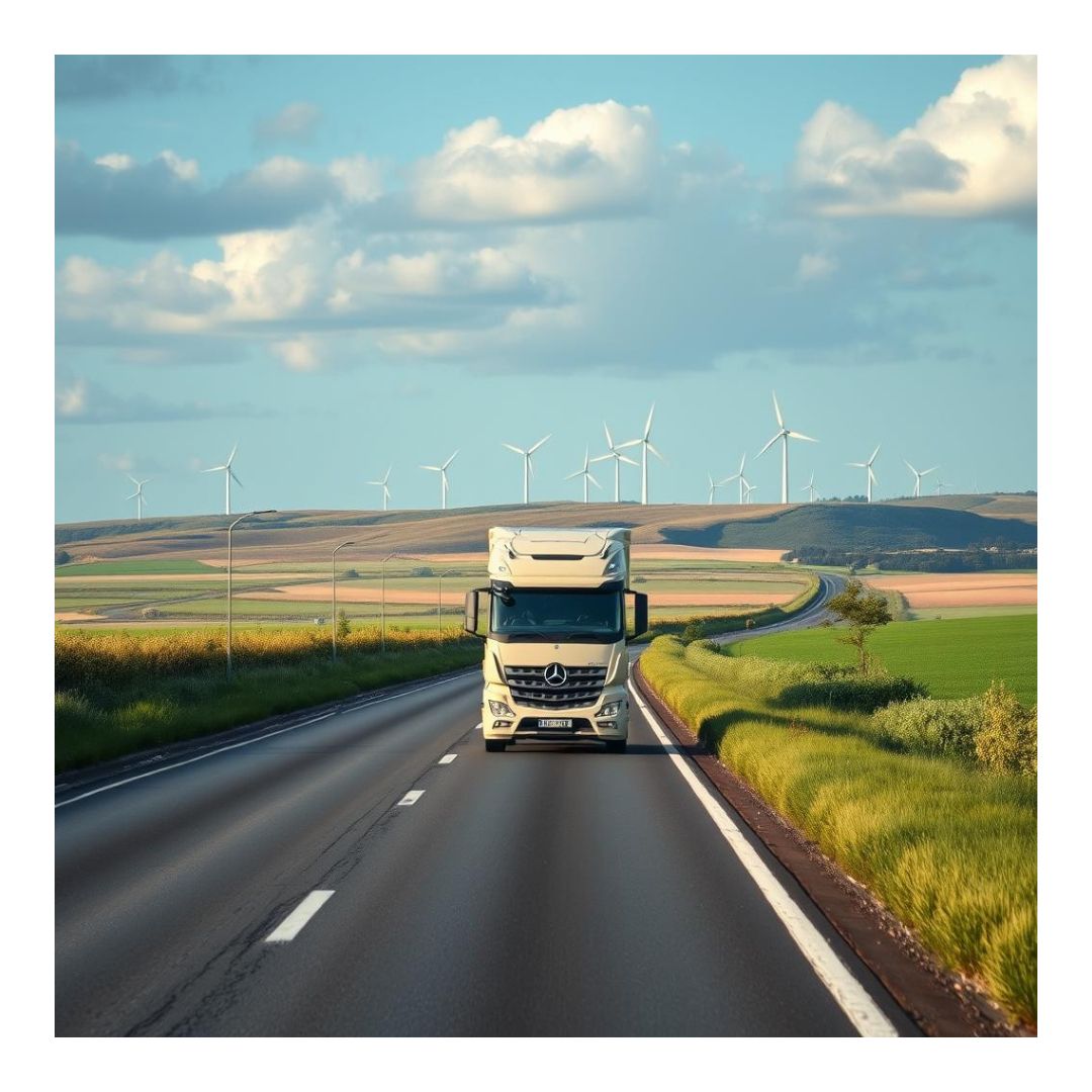 Wind Energy, Sustainability, Truck